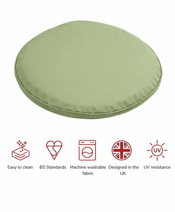 SP Range Bistro Pad Garden Cushions – Set of 2 Lime The Garden Furniture Shop