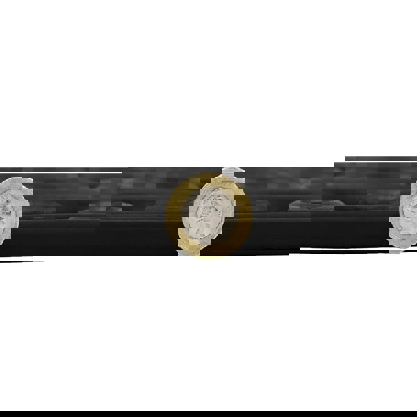 JVL Lexi Wrought Iron Effect Rubber Patio Mat, 45x120cm, Black