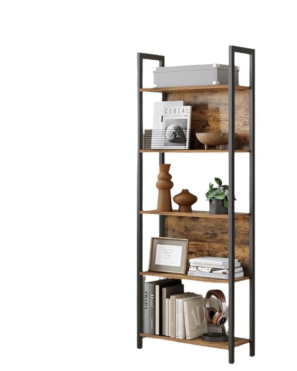 Modcraft 6-Shelf Industrial Bookcase with Steel Structure