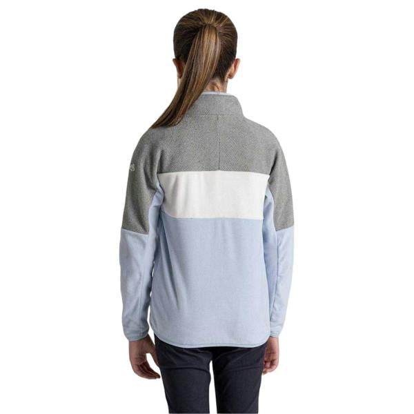 Craghoppers Childrens/Kids Zip Neck Sweatshirt - Autumn/Grey Marl - 