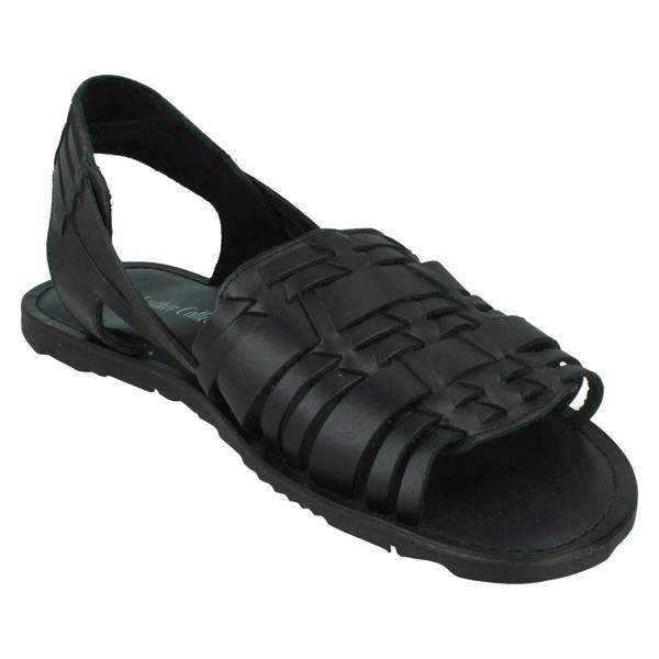 Leather Collection Mens Leather Collection Slingback Sandals A0061