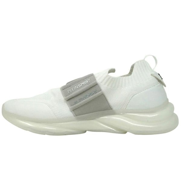 Plein Sport Logo Sock Men's Sneakers - White