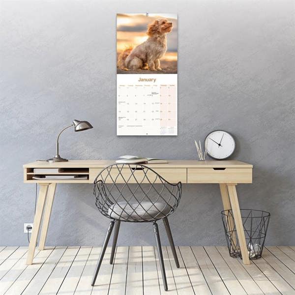 Cavapoo Calendar 2027, Wall Calendars, Month To View, Dogs, Gift