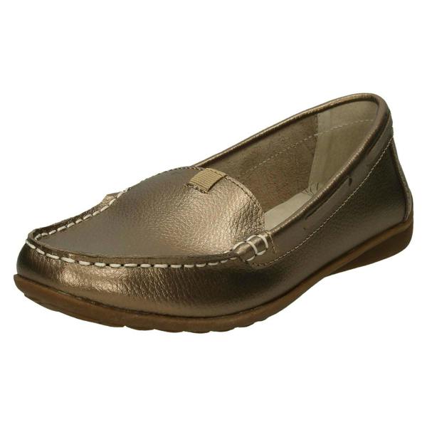 Down to Earth Ladies Down To Earth Leather Loafers F80422