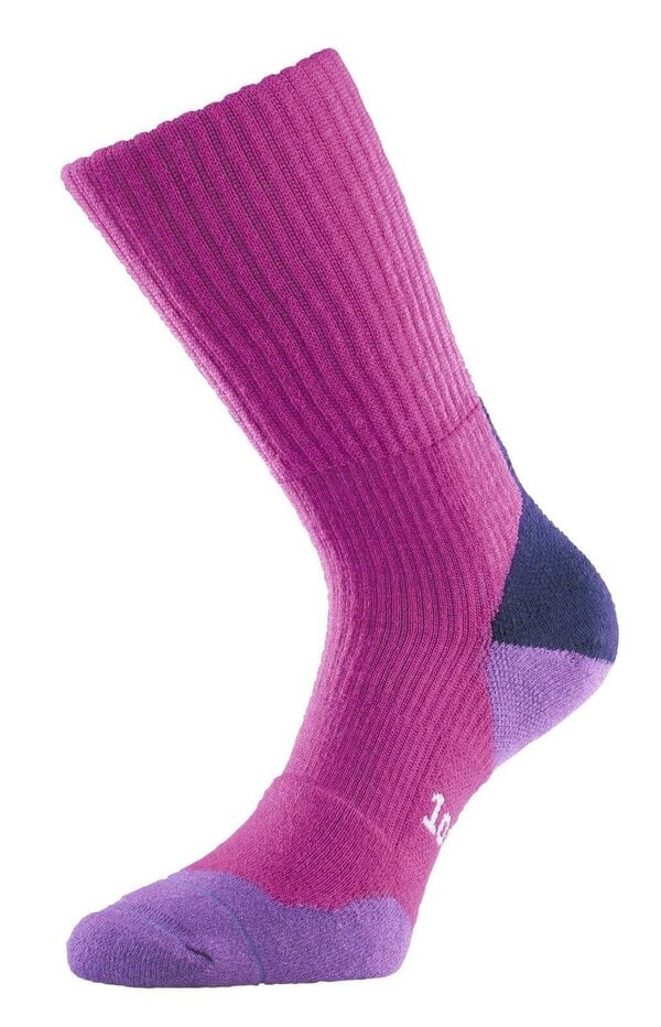 1000 Mile Womens Double Layer Fusion Walking Socks Mauve