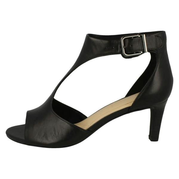 Clarks Ladies Clarks Peep Toe Heeled Sandals Laureti Star