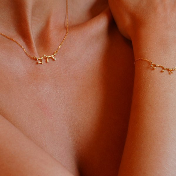 Gold Trip Sagittarius Zodiac Constellation Bracelet