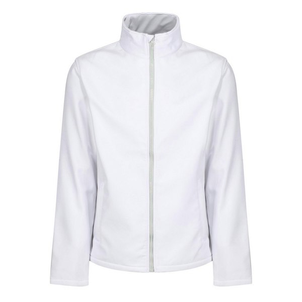 Regatta Men's Ablaze Printable Softshell Jacket - White/Light Steel