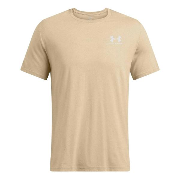 Under Armour Mens Sportstyle Chest Logo T-Shirt - Khaki Brown - 