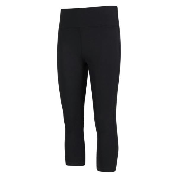 Mountain Warehouse Womens/Ladies Blackout Capri High Waist Leggings - Black - 