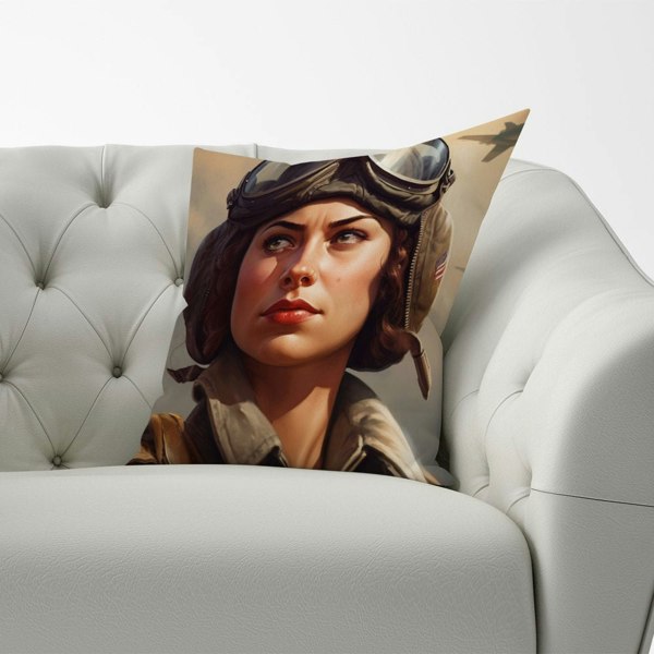 Warren Reed Female Pilot Cushions