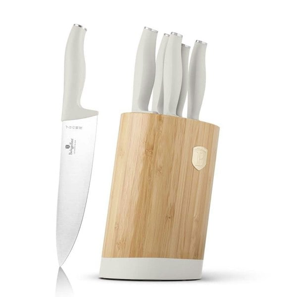 6 pcs knife set with BAMBOO stand Berlinger Haus BH2755