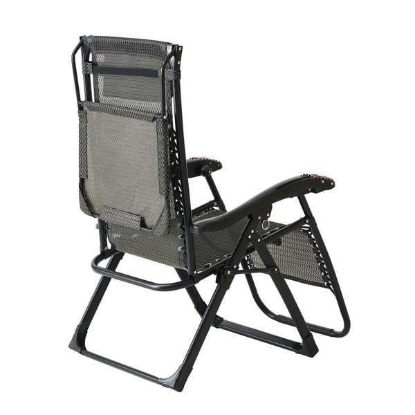 Groundlevel Luxury Gravity Chairs With Thick Cushion and Canopy - 2 Chairs