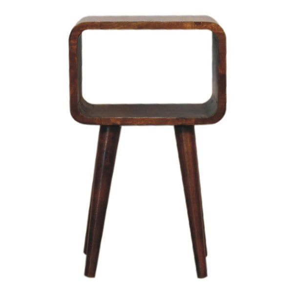 Artisan Furniture Mini Chestnut Curved Open Bedside
