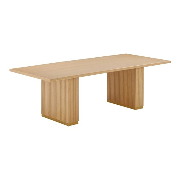 Furniture Edit Chelsea Natural Oak Wood Rectangular Dining Table