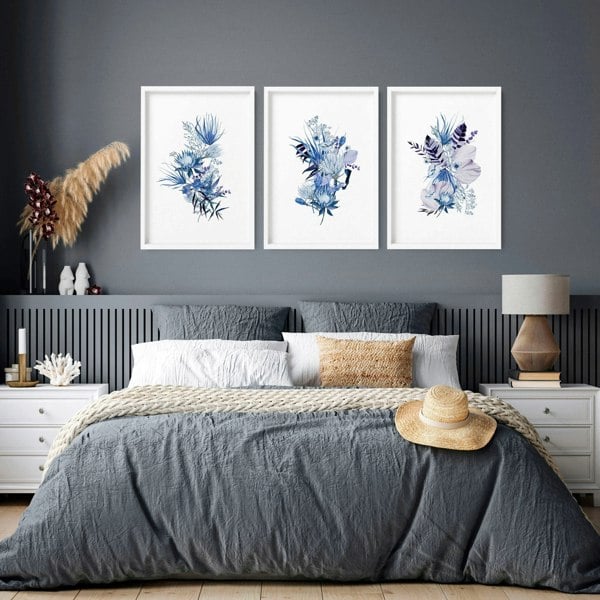 Wall art bedroom | set of 3 wall art prints