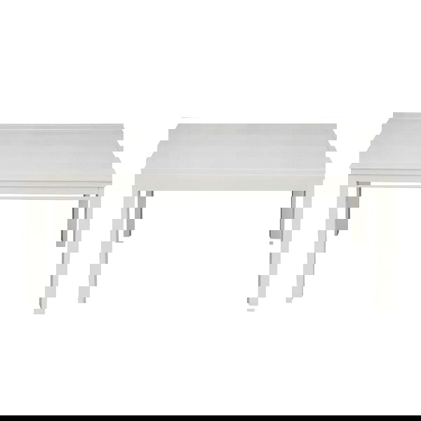 Premium 5 Seater Garden Coffee Table Set - White Aluminium Sofa & Grey Cushions - LoopsDirect
