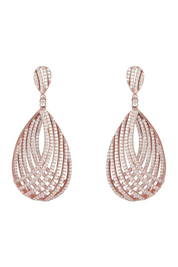 Latelita Vortex Teardrop Earring Rosegold