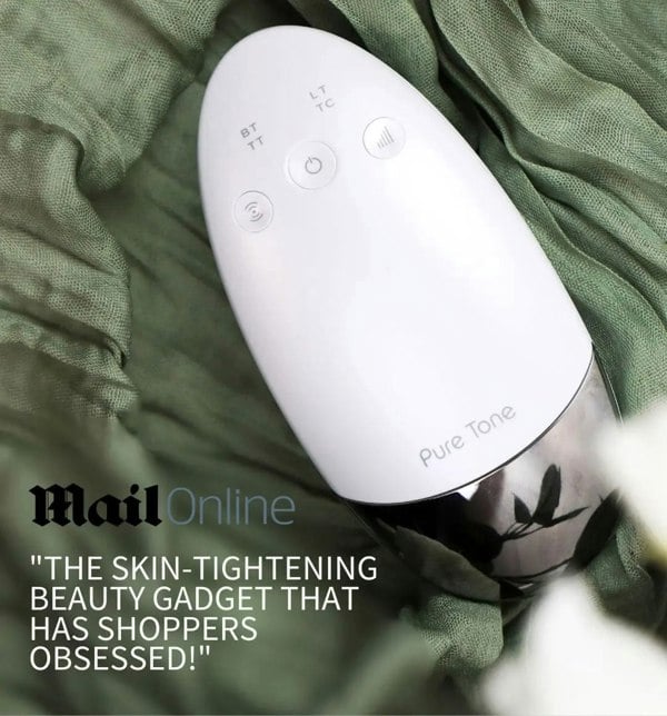 Radiance Pod Deluxe 7-in-1 Skin Lifting & Tightening Tool with Face-Up Gliding Gel Pure Tone Aesthetics
