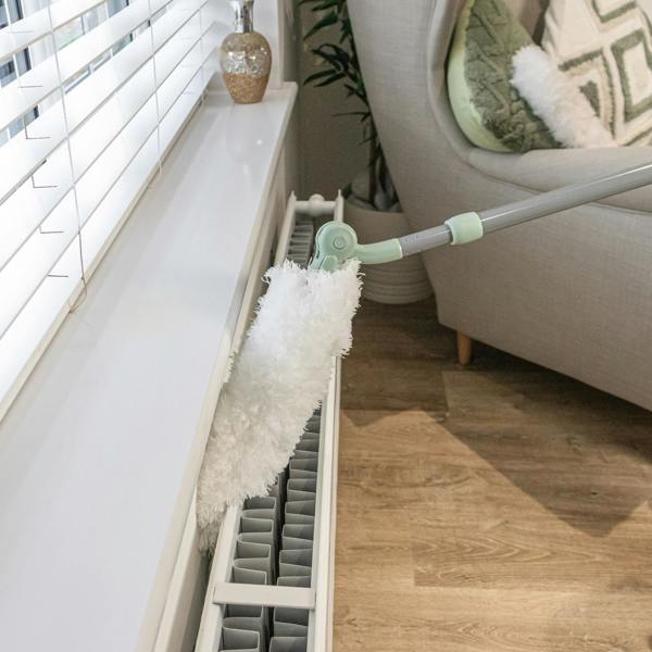 JVL Extendable Microfibre Duster - Grey