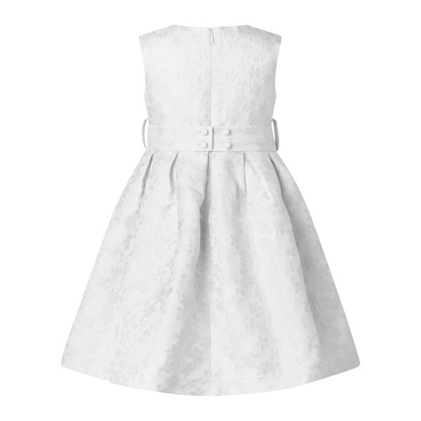 Rachel Riley Ivory Floral Damask Party Dress
