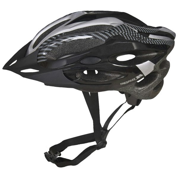 Trespass Adults Unisex Crankster Cycling Helmet - Black