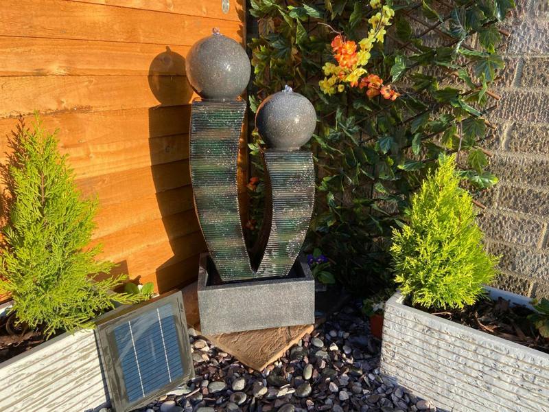 Tranquillity Water Features Compact Friendship Modern Solar Water Feature