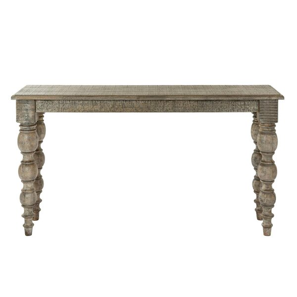 Wyld Haus Montaine Mid Century Wide Brown Wood Console Table