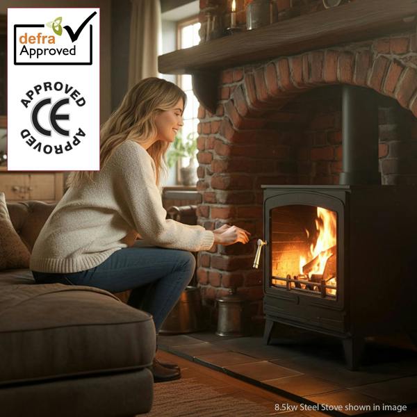 8.5kw steel eco multifuel stove