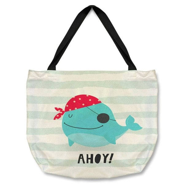 Benjamin Tate Design Ahoy! Whale Tote bag