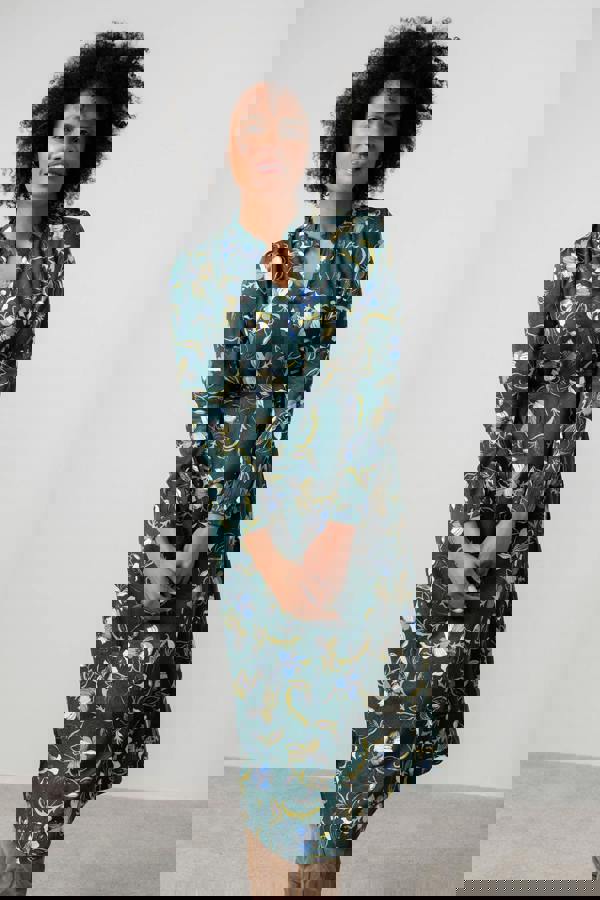 Amberley Printed Midi Dress Green | Lily and Me Clothing