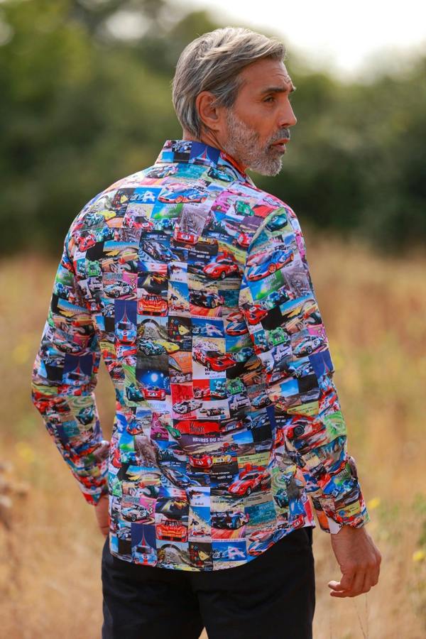 LE MANS PRINT SHIRT - Claudio Lugli Shirts