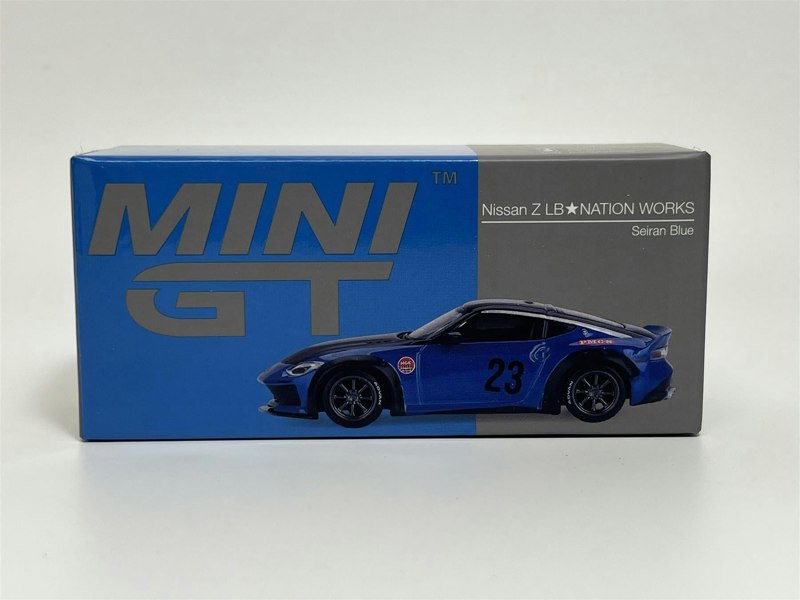 Mini GT Nissan Z LB Nation Works Seiran Blue LHD Mini GT MGT00732L