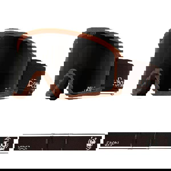 Dragon DX3 PLUS OTG - Raw Dark with Lumalens Midnight & Lumalens Amber Lens