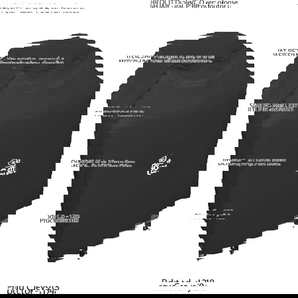 Outdoor Rated BBQ Cover for ys12028 - Black PVC - 1370mm x 920mm Water & Rain - LoopsDirect