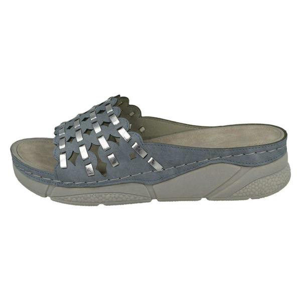 Spot On Ladies Spot On Mid Wedge Mules F10945