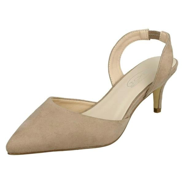 Spot On Ladies Spot On Pointed Kitten Heel