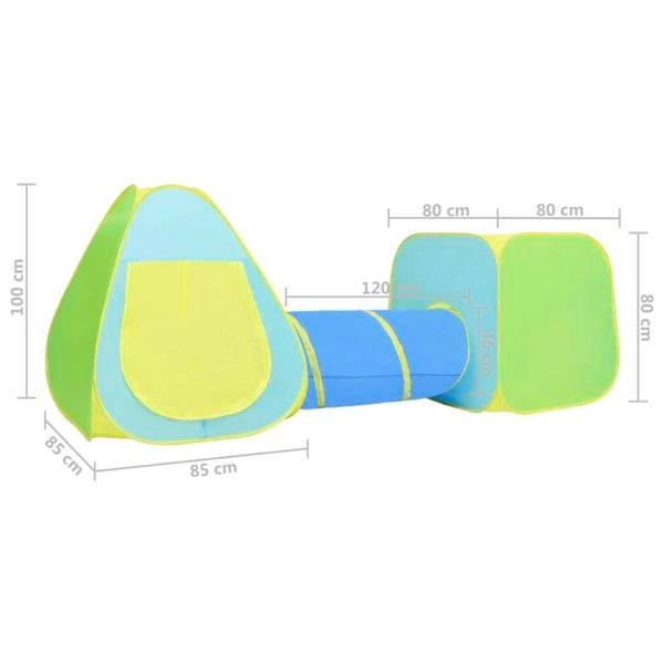 Berkfield Children Play Tent with 100 Balls Multicolour