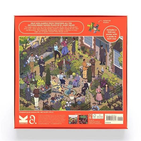 The World of Miss Marple Jigsaw, Jigsaws & Puzzles, History & Literature, Gift