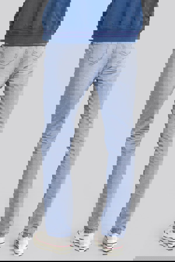 ENORSIA Womens Sky Curve High Rise Straight Jeans