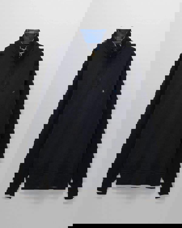 Joules Alistair Mens 1/4 Zip Sweatshirt - Navy - CHO - Designer 