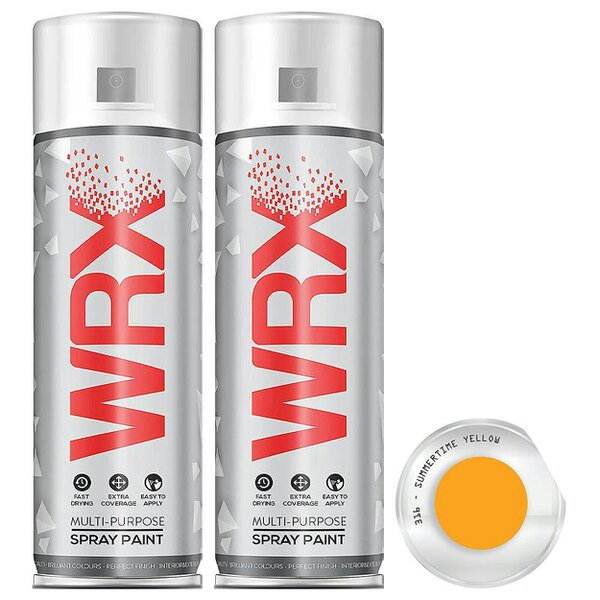 WRX 2X WRX Summertime Yellow Spray Paint 400ml