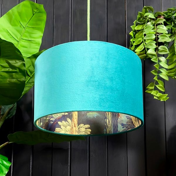 love frankie enchanted wood silhouette lampshade in jade