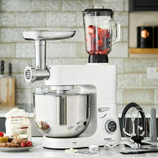 Cooks Professional Multi Function 8L Digital Stand Mixer | White