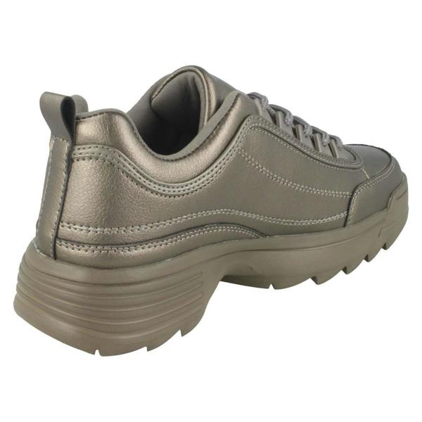 Reflex Ladies Reflex Lace Up Chunky Trainers