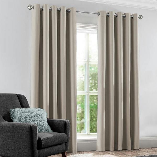 Velosso Elegant Ring Top Blackout Curtains, Light Blocking Thermal Drapes, High-Quality, Machine Washable - 168cm x 229cm