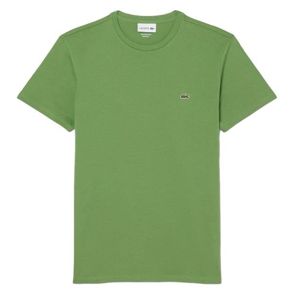 Lacoste Cotton Pima Crew Neck T-Shirt Lime Green