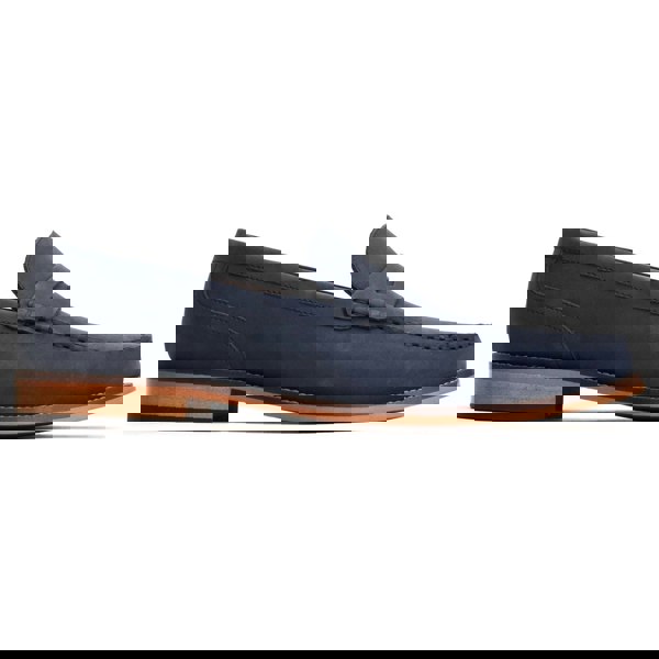 Base London Garfield Leather Men's Navy Loafers
