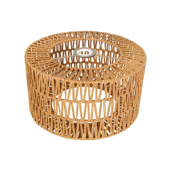 Emitto Lamp Shade Boho Woven Light Shade Durable Easy Fit Living Room Yellow