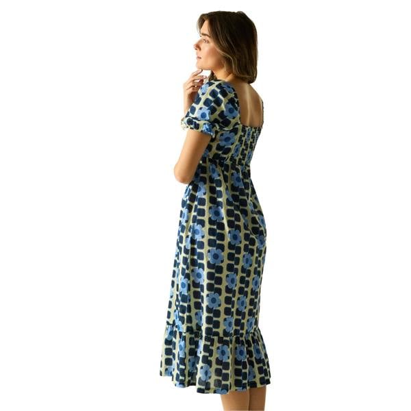 Regatta Womens/Ladies Orla Kiely Giant Flower Summer Midi Dress - Blue - 